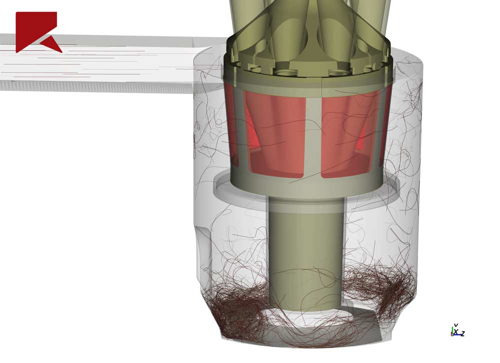 ANSYS Связанный CFD-DEM расчет циклонного пылесоса Bissell