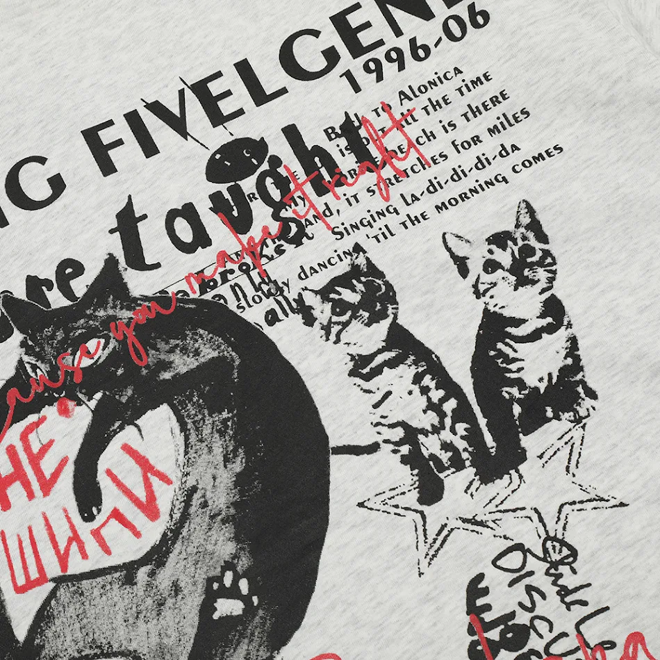 T-shirt de sport homme à manches courtes avec motif abstrait de chaton animal, parfaite pour l'entraînement et les activités sportives.