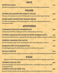 Fia's Lounge menu 2