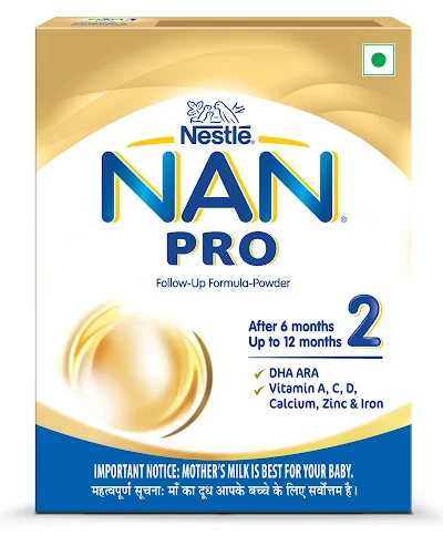 Nestle Nan Pro 2 Follow-up Formula-powder - After 6 Months, Stage 2 - 400 gm