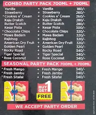 Shree Jay Janta Ice Cream menu 3