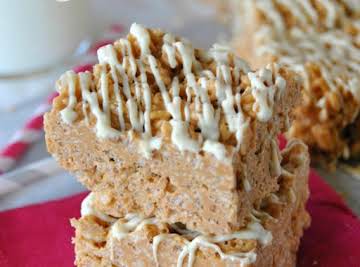 Butterscotch White Chocolate Wonderful Krispie Treats