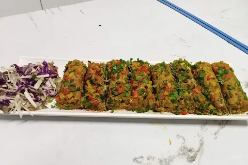 Gulabi Veg Seekh Kebab