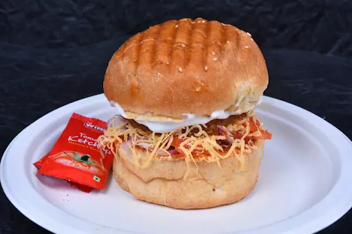 Double Cheese With Tandoori Sauce & Aloo Tikki