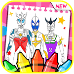 Cover Image of डाउनलोड Ultraman's Cosmos Coloring Book 1.000.000 APK