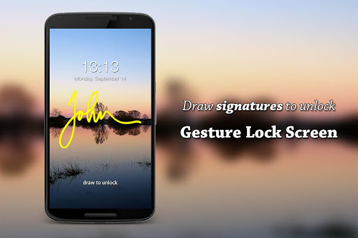 Screenshot Gesture Lock Screen