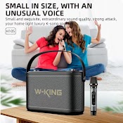 Loa Bluetooth Karaoke W - King H10S (1Micro, 80W, Pin 15000 Mah)