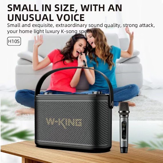 Loa Bluetooth Karaoke W - King H10S (1Micro, 80W, Pin 15000 Mah)