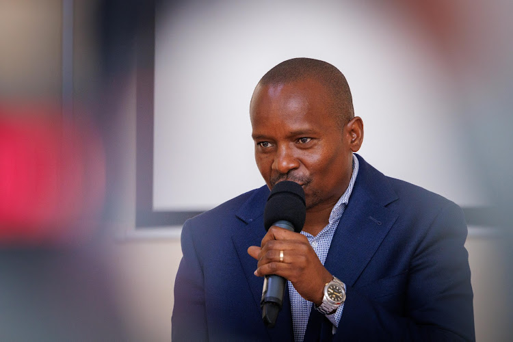 Interior and National Administration CS Kithure Kindiki during a briefing with Kisii and Nyamira Counties, Sub-Counties and Divisional security heads on March 1, 2024.