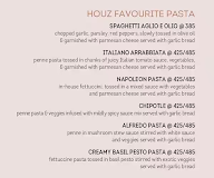 Houz Cafe Bar menu 8