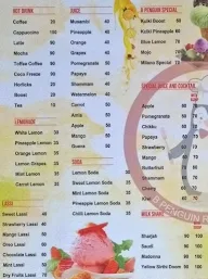 B Penguin Restaurant & Cafe menu 1