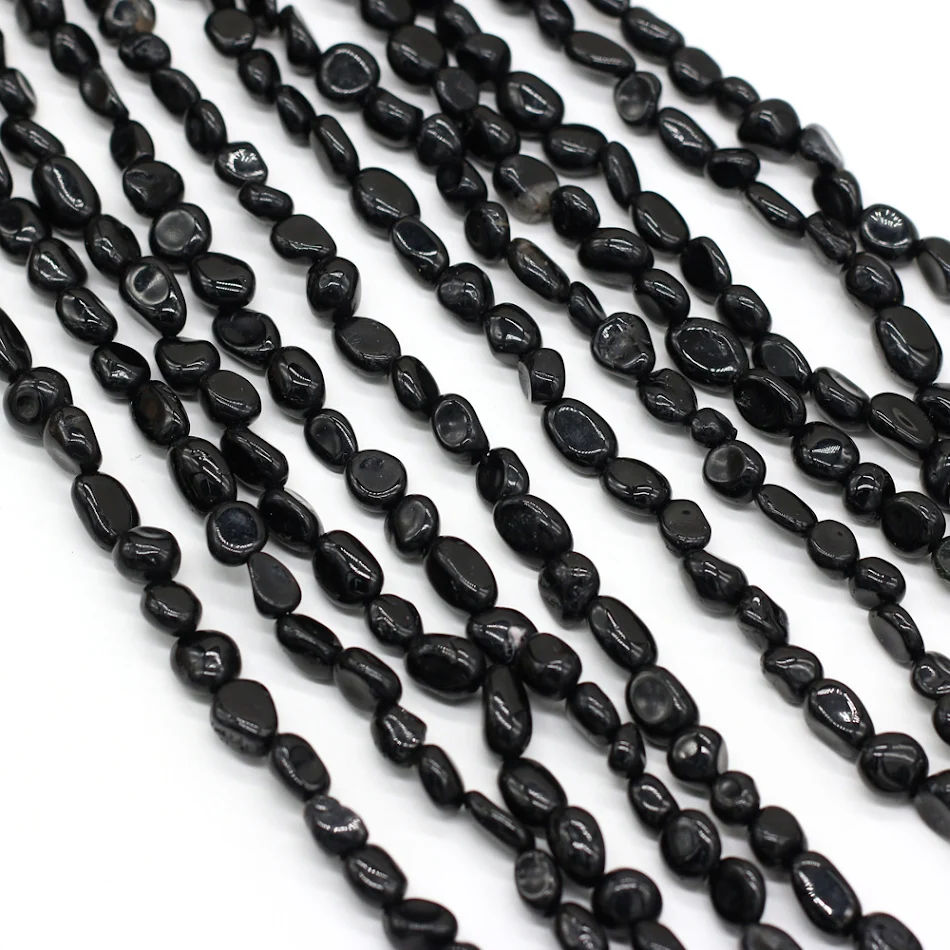 Bracelet Collier Œuf Irrégulier Pierres Semi-précieuses Naturelles et Obsidienne Élégance Naturelle et Bien-être au Quotidien