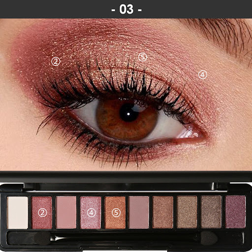 Title 1, Womens Fashion Ten Color Eyeshadow Palette