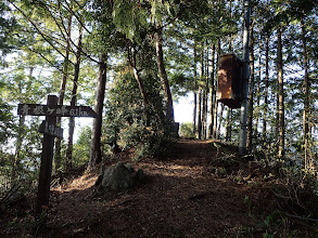 青根ヶ峰分岐（奥が山頂）