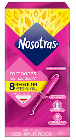 Tampones Nosotras Regular Aplicador 8 Unidades
