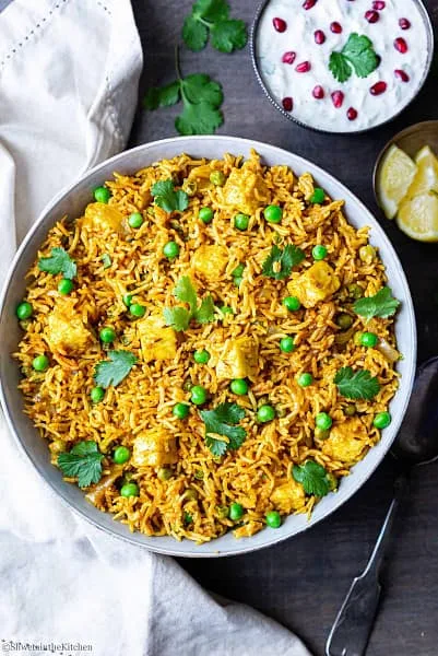 Paneer Aur Matar Ki Biryani