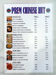 Prem Chinese Hut menu 4