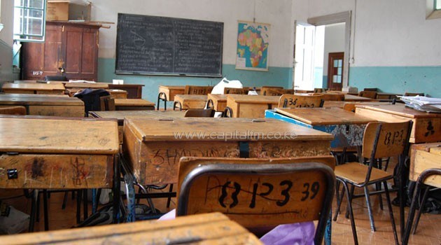 A classroom in recess.