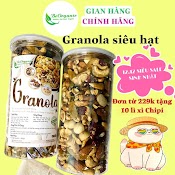 Granola Siêu Hạt Beorganic 500Gr Ăn Kiêng, Ngũ Cốc Dinh Dưỡng Hỗ Trợ Giảm Cân, Hạt Dinh Dưỡng Mix 9 Loại Hạt Ít Yến Mạch