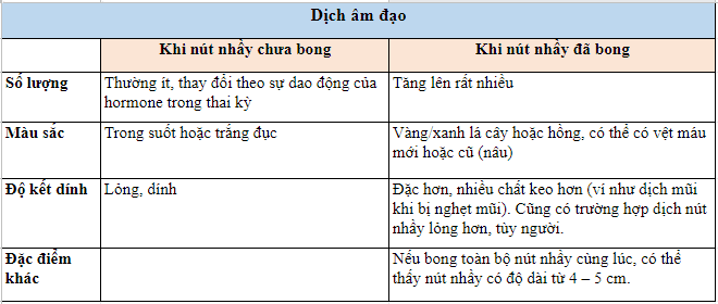 Bong nút nhầy tử cung: Những điều mẹ cần biết - ảnh 3