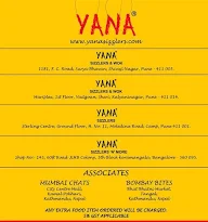 Yana Sizzlers & Wok menu 2