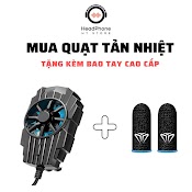 Quạt Tản Nhiệt Điện Thoại G6 Tặng Kèm Bao Tay Chơi Game Mobile Quạt Làm Mát Điện Thoại Cực Nhanh