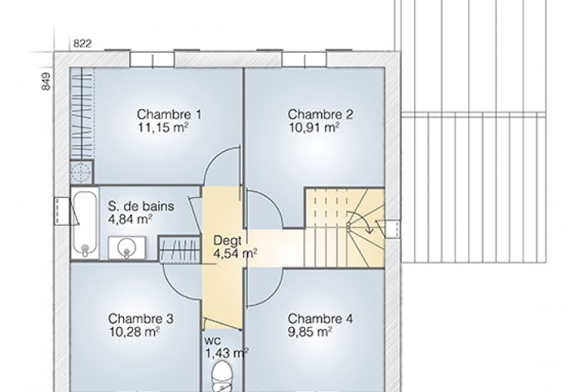  Vente Terrain + Maison - Terrain : 500m² - Maison : 110m² à Saint-Bauzille-de-Montmel (34160) 