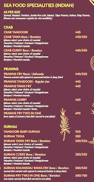 Hotel Agatya family restaurant menu 7