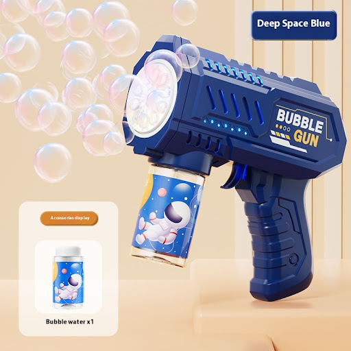 Title 2, Fully Automatic Porous Gatling Bubble Machine C...