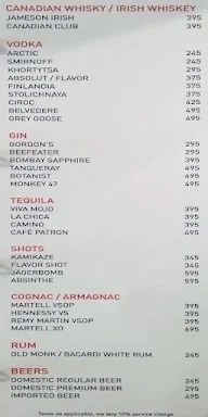 Kylin Skybar menu 5