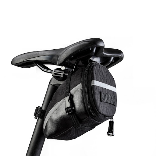 Title 5, Mountain bike saddle bag rear seat bag. Secure ...