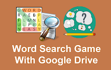 Word Search Game With Google Drive