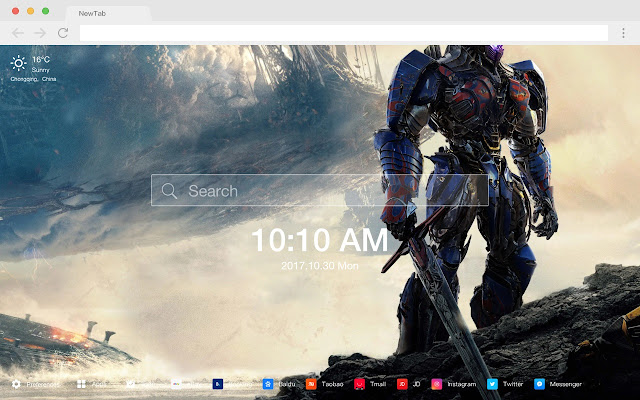 Transformers New Tab Popular Movies HD Themes