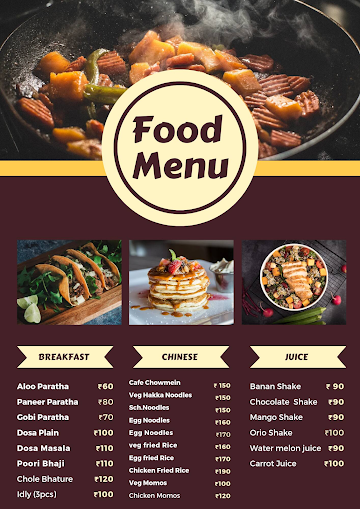 Hill Street Cafe menu 