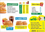 Good Burger menu 3
