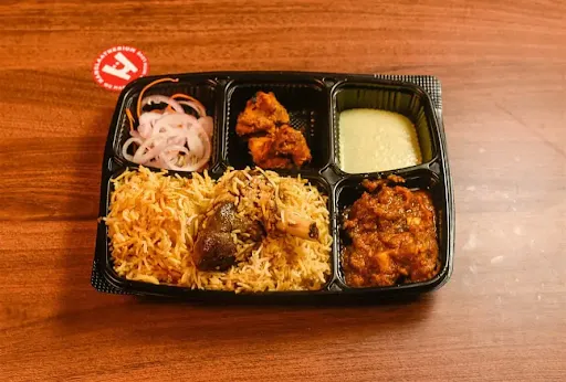 Biryani, Mutton Kosha, Chicken Tikka Kabab, Salad Combo