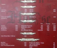 The Daark Horse menu 1