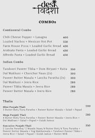 Desi-Videshi menu 8