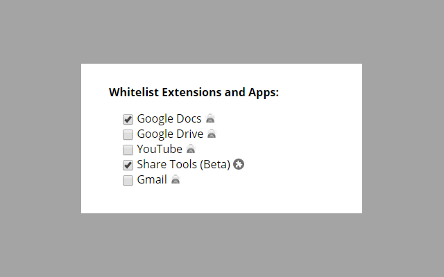 Disable Extensions and Apps Preview image 4