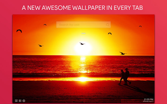 Romantic Wallpaper HD Custom New Tab