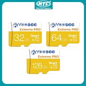 Thẻ Nhớ Microsdxc Yoosee Extreme Pro 32Gb / 64Gb / 128Gb U3 4K R95Mb/S W45Mb/S (Vàng) - Nhất Tín Computer