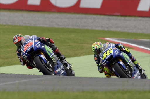 Vinales and Rossi