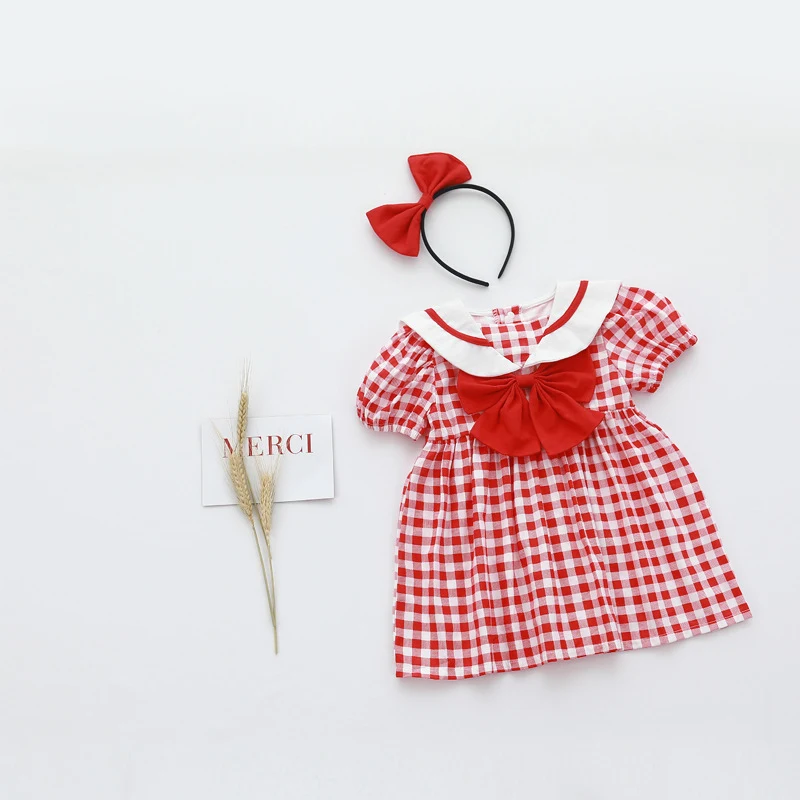 Baby Meisjes Prinses Romper Korte Mouwen Kanten Jurk Schattige en Comfortabele Babykleding Ideaal voor Feesten en Dagelijks Gebruik