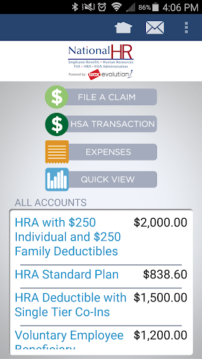 NationalHR HSA HRA FSA Mobile