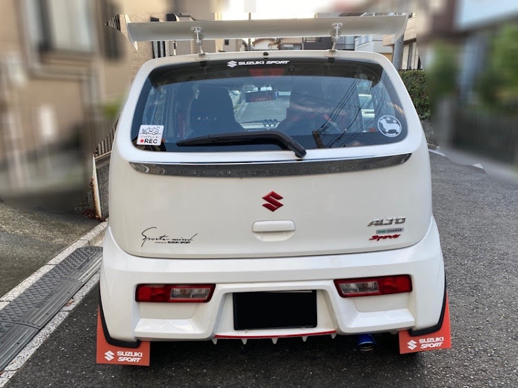 アルトの車検戻しの戻し(o^^o)・ついでに白く塗装し直したので綺麗^ ^・暫くやりたく無い。(*´ω｀*)に関するカスタム事例の投稿画像11枚目