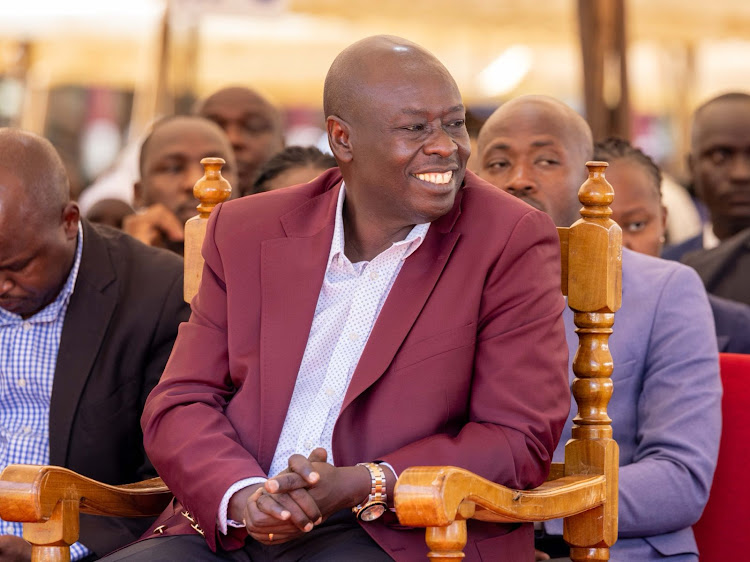 Deputy President Rigathi Gachagua during a church service in Kapsabet on October 8, 2023