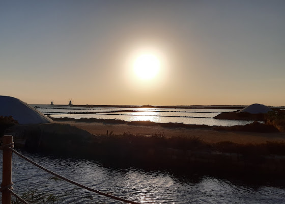 Tramonto alle saline di Agocentrico