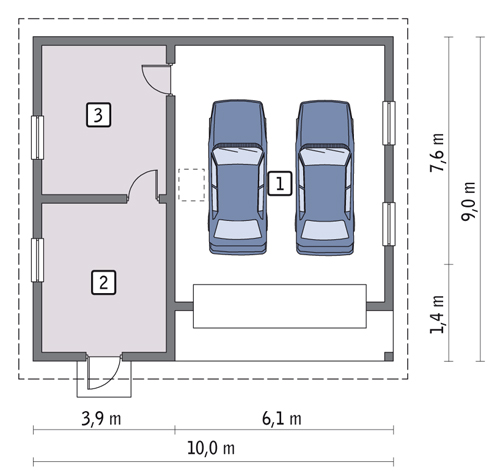 GC43 - Rzut parteru