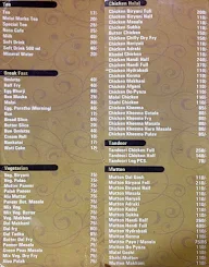 Aaina Restaurant menu 1