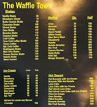 The Waffle Town menu 2